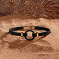 Constant Protection Black Onyx Karma Circle Men’s Black String Bracelet Medium 3