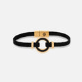 Constant Protection Black Onyx Karma Circle Men’s Black String Bracelet Medium 1