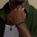 Confidence Secured Tiger’s Eye & Black Onyx Bracelet 2