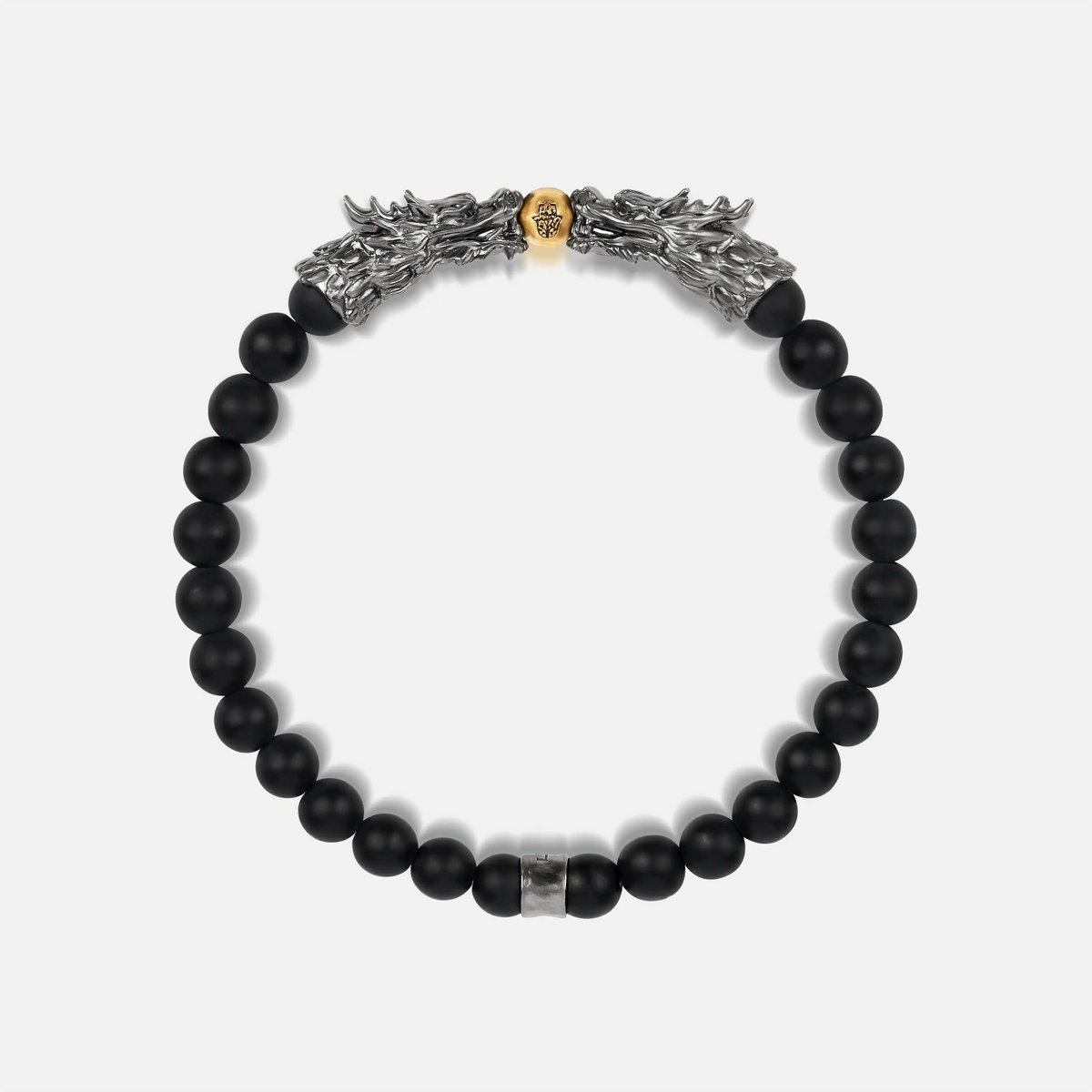 Fearless Protection Onyx Dragon Bracelet