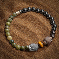 Serene Existence Jade Hematite Buddha Bracelet 3