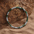 Quiet Strength Jade Heishi Mantra Bracelet 3