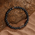 Spiritual Fortress Hematite Evil Eye Charm Bracelet 3
