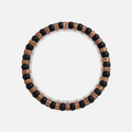 Conscious Awakening Matte Onyx Mantra Barrel Bracelet 1