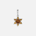 Ancestral Protector Tiger’s Eye Star of David Charm 1