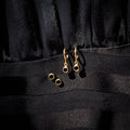 Black Onyx Stud Earrings 2