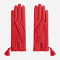 MM5010 (red) - Italian lambskin tassel gloves with luxurious cashmere lining 2