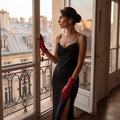 MM5010 (red) - Italian lambskin tassel gloves with luxurious cashmere lining 7