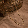 Infinite Energy Diamond Cut Gold Necklace 1