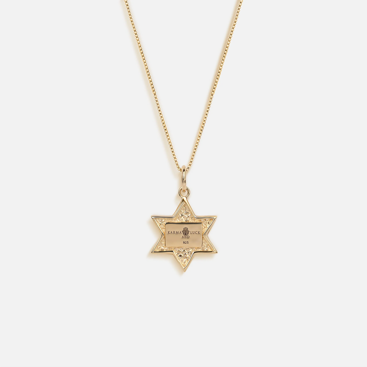 Grounded in Hope Black Onyx Star of David Necklace