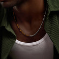 Elevated Fortitude Tiger’s Eye Silver Chain 2
