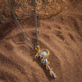 Powerful Guidance Snake Skull Onyx Necklace 5