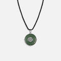 Abundant Energy Jade Evil Eye Black String Necklace 1