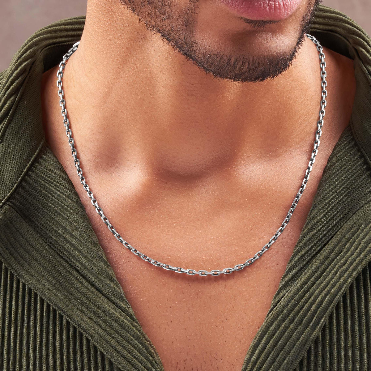 Soul Connection Men's Silver Necklace