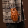 Marcello (brown) – Luxurious Italian peccary driving gloves 8