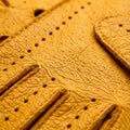 Marcello (yellow) – Luxurious Italian peccary driving gloves 2