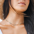 Master Healer 2mm Healing + Circles in the Sand Necklace Stack 1