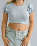 Ruffle Sleeve Halftee 1