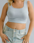 Classic Wide Strap Tank Halftee 1