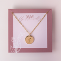 May Birth Flower Necklace • Lily of the Valley 1