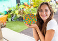 Beeswax Food Wrap - Sunrise Shell Print 3