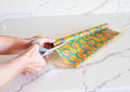 Meli Wraps Beeswax Wrap Bulk Roll + Cutlery Set in Shell Print 9
