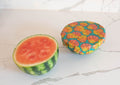 Beeswax Food Wrap - Sunrise Shell Print 6