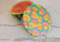Meli Wraps Beeswax Wrap Bulk Roll + Cutlery Set in Shell Print 3