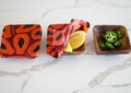 Beeswax Wrap Bulk Roll - Purple Papaya Print 9