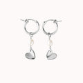 Mini Paper Heart Hoop Earrings 5