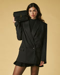 Mirella (black) - Italian calf leather women's crossbody bag (with shoulder strap) 9
