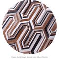MISSONI – Abstract Patterned Bedroom Cowhide Rug 6