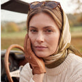 CD4378 (camel) - Women's sporty Italian leather driving gloves 6
