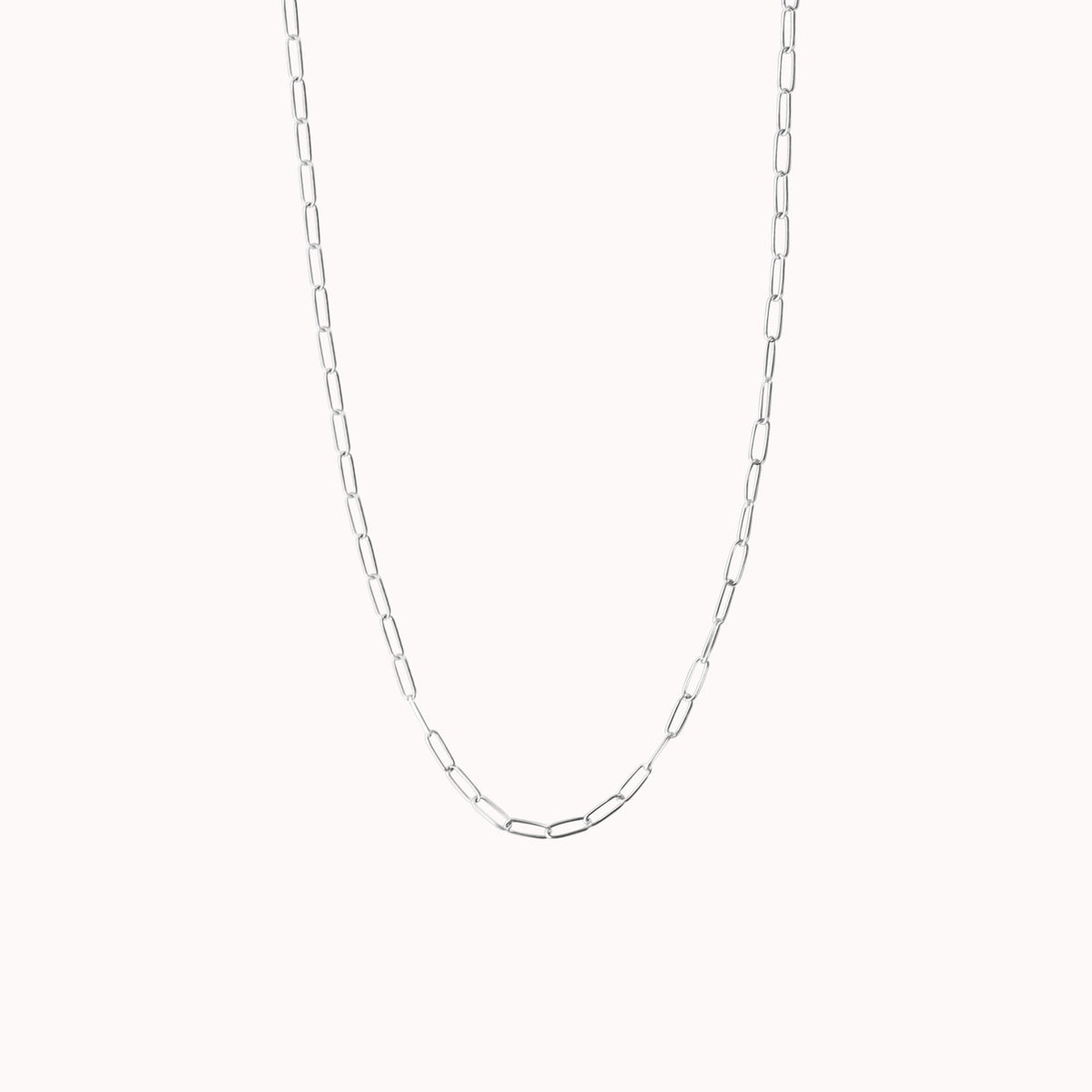 Modern Paperclip Chain Necklace