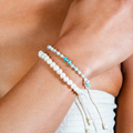 Moon & Sea 3mm Healing + 4mm Self Love Bracelet Stack 4