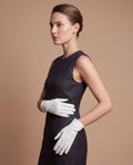 PZ01 (white) – Embroidered unlined Italian lambskin opera gloves 5