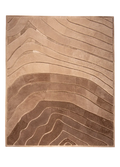 OMBRÉ – Custom Made Shearling and Cowhide Rug 2