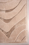 OMBRÉ – Custom Made Shearling and Cowhide Rug 7