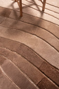 OMBRÉ – Custom Made Shearling and Cowhide Rug 6