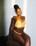 Longline Bralette - Trippy Creamsicle 2