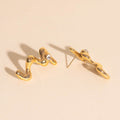 Wave Whisper Stud Earrings 2