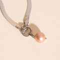 Pink Pearl Necklace Charm 8