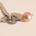 Pink Pearl Necklace Charm 7