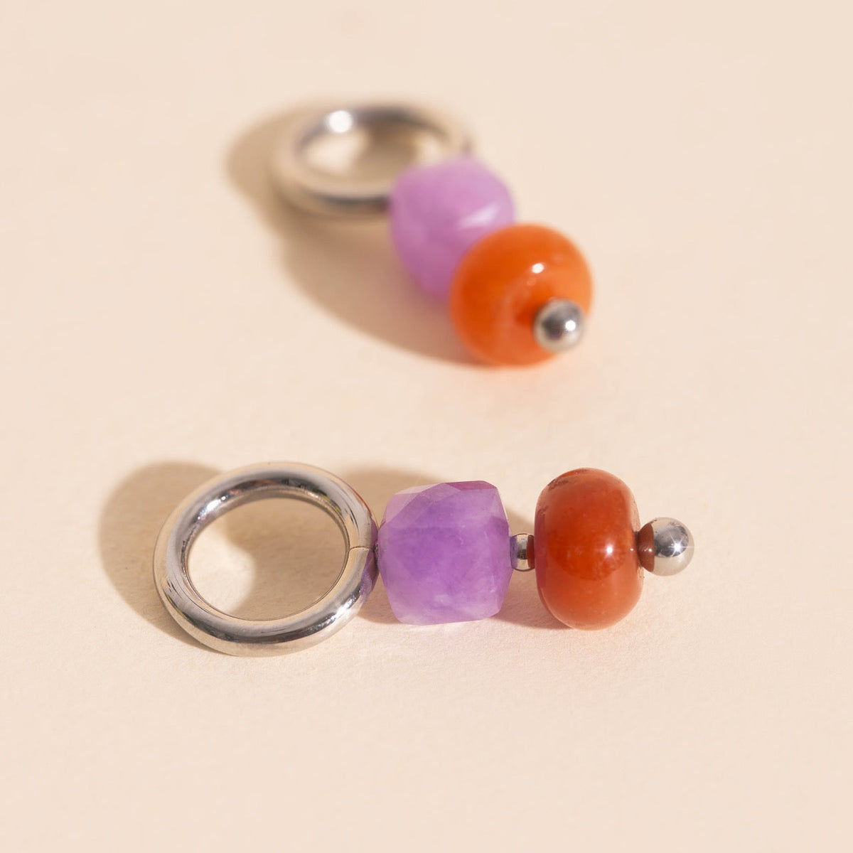 Mulberry Huggie Hoop Charms