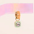 Showgirl Chunky Huggie Hoop Charm 8