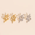 Jumbo Snake Stud Earrings 10