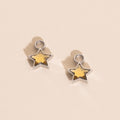 Shiny Star Huggie Hoop Charms 6