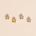 Shiny Star Huggie Hoop Charms 8