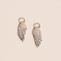 Wing Chunky Huggie Hoop Charms 7