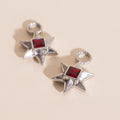 Ruby Star Chunky Huggie Hoop Charms 7